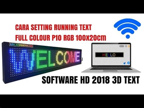 Cara Setting Running Text Mengunakan Hd Youtube