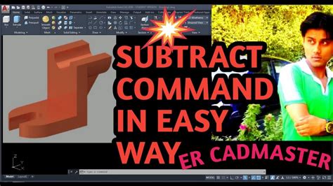 How To Extrude In Autocad Part In Easy Way Youtube