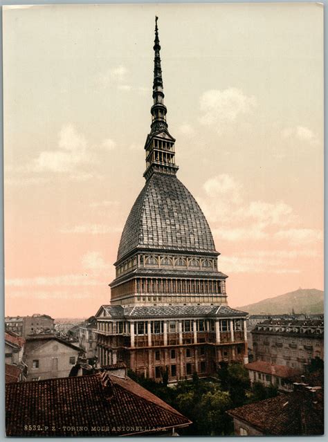 Torino Mole Antonelliana By Photographie Originale Original