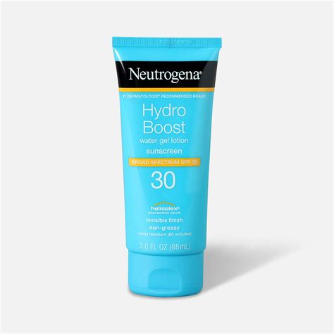 Neutrogena Hydro Boost Water Gel Non Greasy Sunscreen Lotion 3 Fl Oz