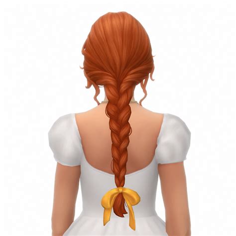 Braid Long Sims Hair Sims 4 Sims