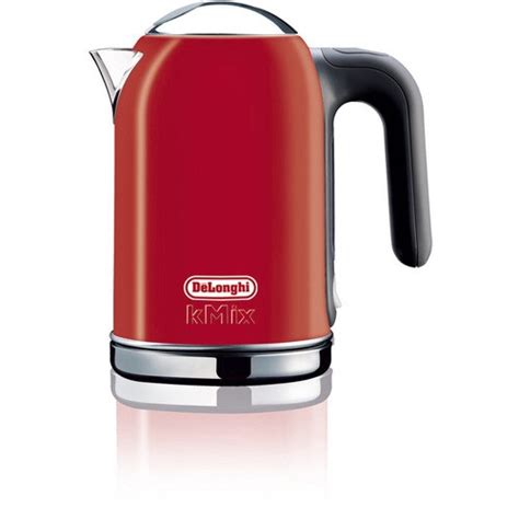 Delonghi Red 6 Cup Cordless Electric Kettle In The Water Boilers