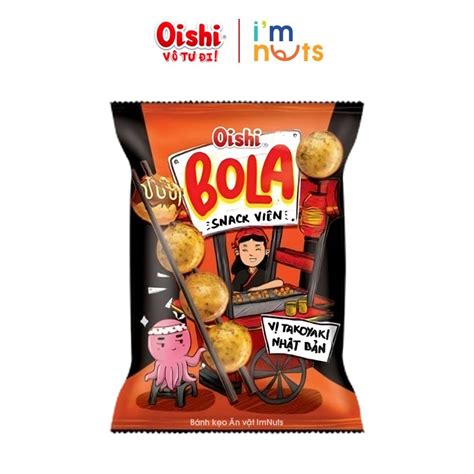 Snack bim bim Oishi đủ vị gói lớn 68g Bánh kẹo Ăn vặt ImNuts