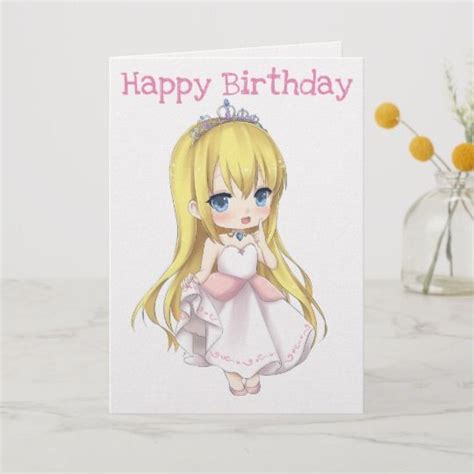 Happy Birthday Princess Card Zazzle Happy Birthday Princess Princess Card Princess Birthday