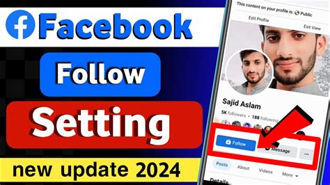 Facebook Followers Settings How To Add Follow Button On Facebook