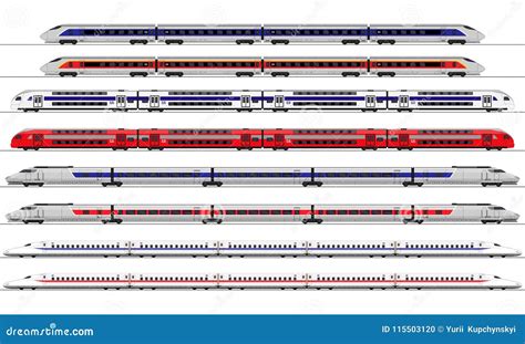 Passenger Train. Railway Carriage Stock Illustration - Illustration of ...