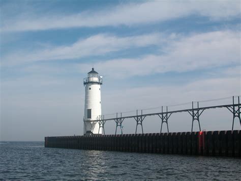 Manistee Lighthouse, Manistee, Michigan | Lighthouse, Manistee, Adventure