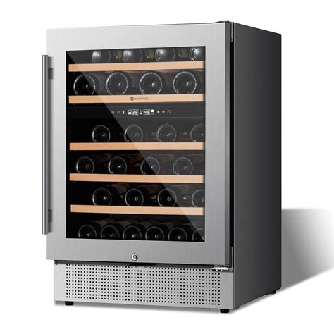 Wine Cooler Refrigerator Bottle Dual Zone Built In Under