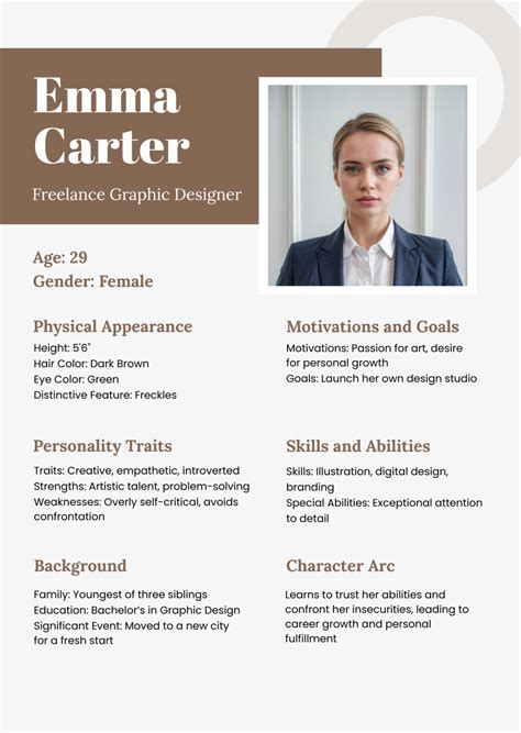 Free Character Templates To Edit Online