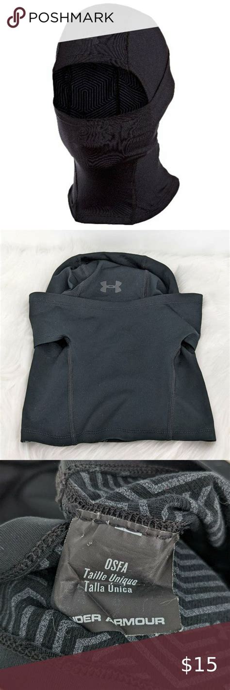 Under Armour Ua Black Coldgear Infrared Stretch Balaclava Tactical Face Ski Hood