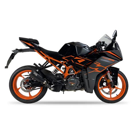 Tubo De Escape IXIL SLIP ON RC3B SPORT XTREM BLACK Para KTM RC 125 21