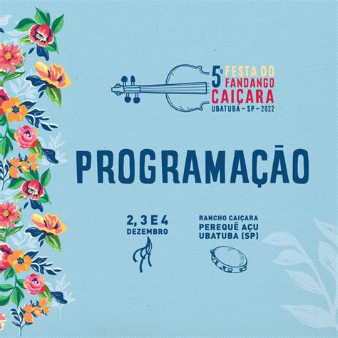 5ª Festa do Fandango Caiçara acontece neste fim de semana no Perequê