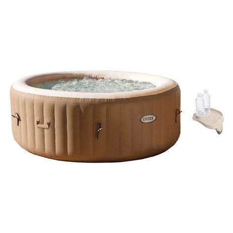 Intex PureSpa Person Inflatable Bubble Spa Portable Hot Tub Cup Holder Tray E E