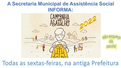 Assistência Social De Segredo Promove Campanha Do Agasalho 2022