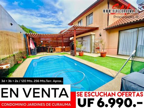 CURAUMA VER VIDEO YOUTUBE CASA EN VENTA CONDOMINIO JARDINES DE