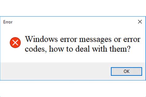 Windows Error Message Or Error Codes How To Deal With Them Minitool