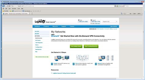 Guide: Creating a VPN With LogMeIn Hamachi — MediaSmartServer.net