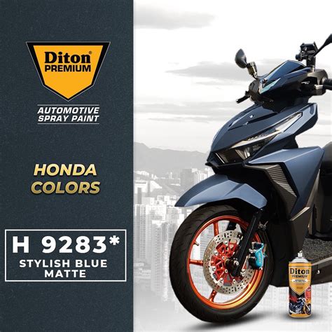 Jual Cat Semprot DITON PREMIUM Honda Colors Stylish Blue Matte H 9283