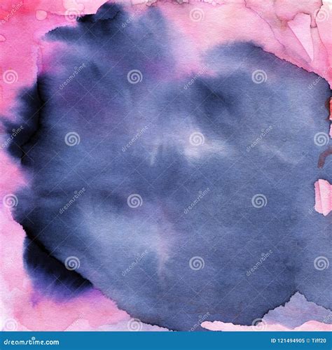 Grey and Pink Watercolor Background Stock Illustration - Illustration ...