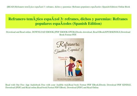 Ppt Read Refranero Tem Tico Espa Ol Refranes Dichos Y