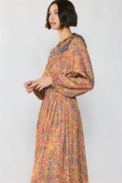 Vintage Floral Maxi Dress