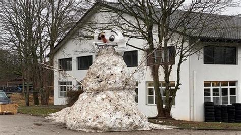 Sr De Da Geht Er Hin Saarlands Gr Ter Schneemann