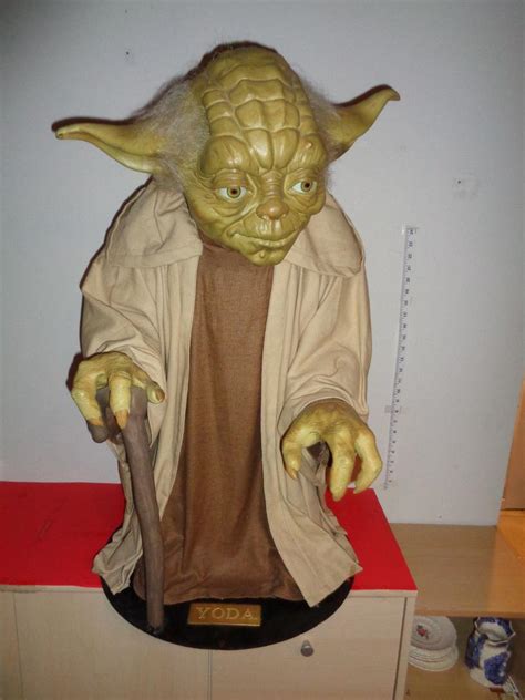 Rare Life Size Star Wars Yoda Statue Pepsi Display Episode 1 Prop34 By