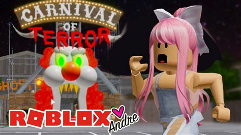 Roblox Andre Escapando El Obby Del Terror En La Feria Embrujada