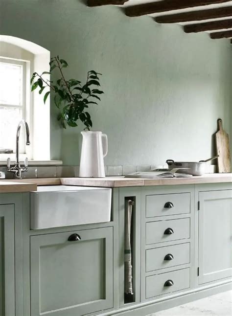 Top 7 Light Sage Green Paint Colors For Kitchen Cabinets 10 Examples