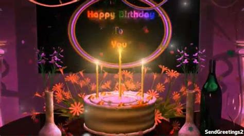 Magical Happy Birthday Animation Free Happy Birthday Ecards 123