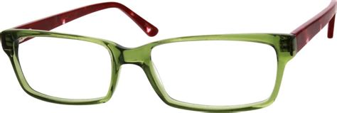 Green Acetate Full Rim Frame With Spring Hinges 3039 Zenni Optical