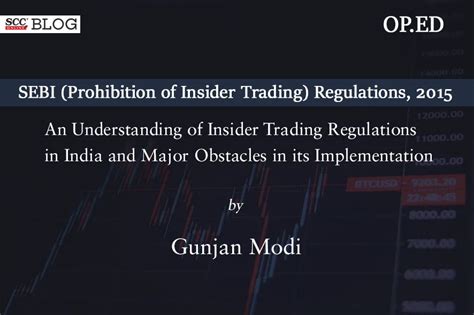 Sebi Prohibition Of Insider Trading Regulations An