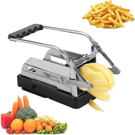 Machine Couper Les Frites Coupe Pommes De Terre En Acier Inoxydable