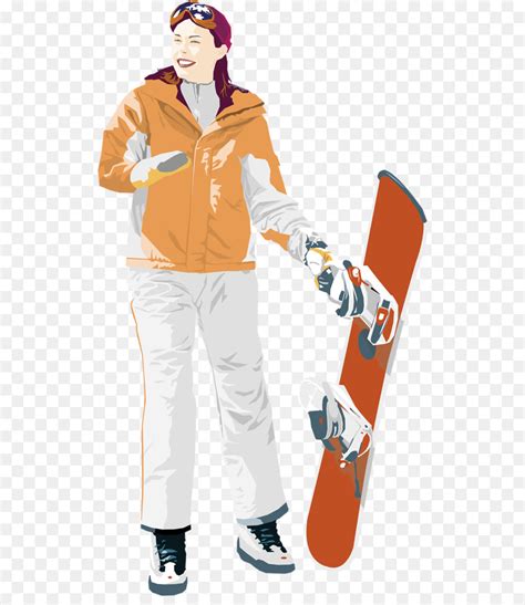 Desporto Cartoon Snowboard png transparente grátis