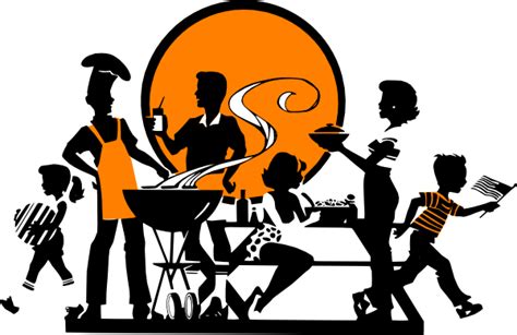 Family bbq clipart free clipart images - Clipartix