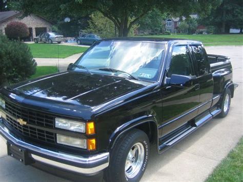 Sell Used 1993 Chev Silverado 1500 Extended Cab Sport Side Low Miles