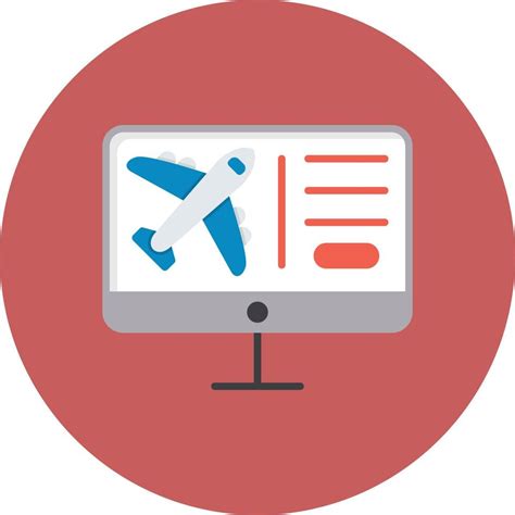 Online Booking Flat Circle Multicolor 10002067 Vector Art At Vecteezy