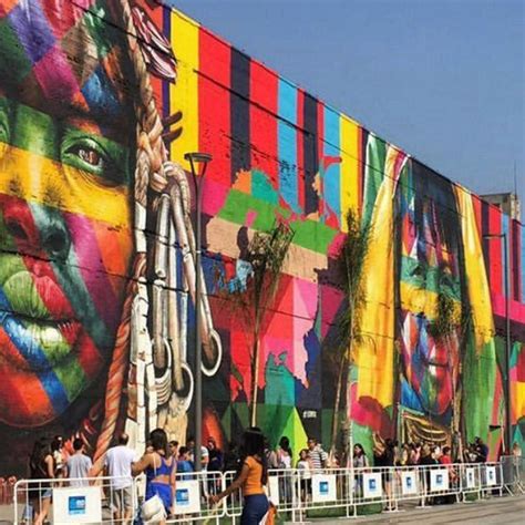 O Mural Etnias De Eduardo Kobra Entra Para O Guinness Book Radar