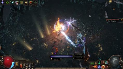 Path Of Exile Mirror Of Kalandra Drop Forbidden Sanctum Youtube