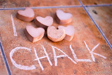 Heart Shaped Homemade Sidewalk Chalk Oh The Things Well Make