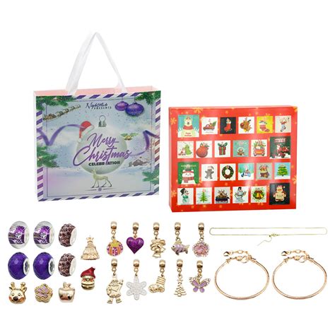 2024 Christmas Advent Calendar Jewelry Ts Diy Bracelet Making Kit