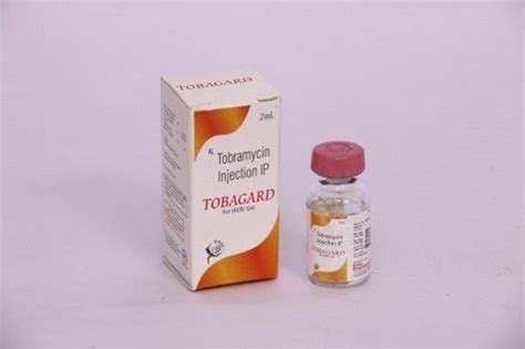 Tobagard Tobramycin Antibiotic Injection 80 Mg Storage Cool And Dry