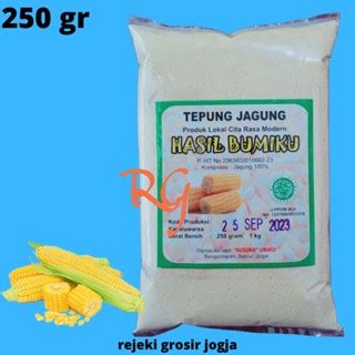 Jual Tepung Jagung Organik Kemasan Gram Tepung Mpasi Jagung Organik