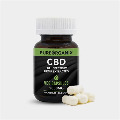 Full Spectrum Cbd Capsules 2000mg Pureorganix