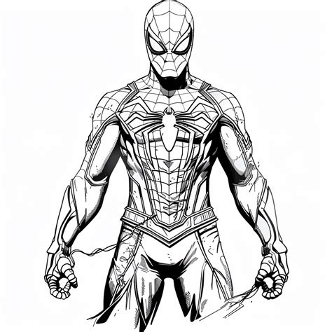 Dibujo 20 De Spider Man Para Colorear