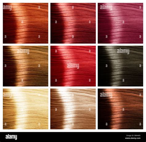 Bright Red Hair Color Chart