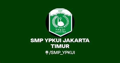 Smp Ypkui Jakarta Timur Instagram Linktree