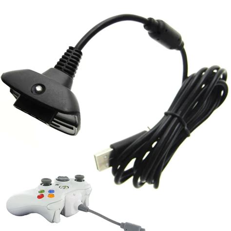 Original 1 4 M Usb Charging Cable Replacement Charger For Xbox 360 Wireless Game Controller Cm04