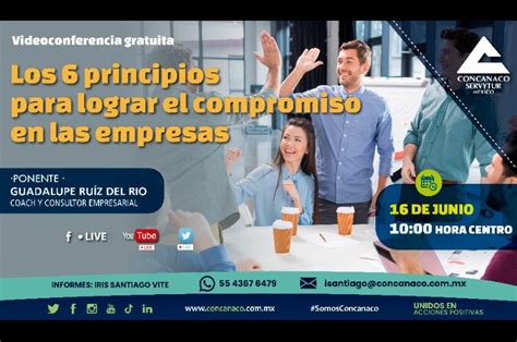 Concanaco Servytur Envivo Los 6 Principios Para Lograr El