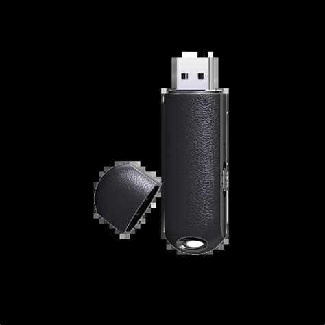 Clé USB Enregistreur vocal Espion 16 GO noire mate SAURON SECURITE